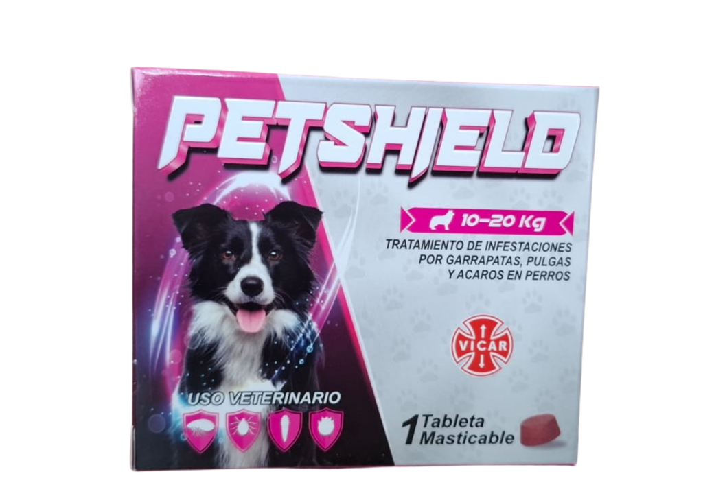 PETSHIELD 500 MG (10-20 ) KG * 1 TAB